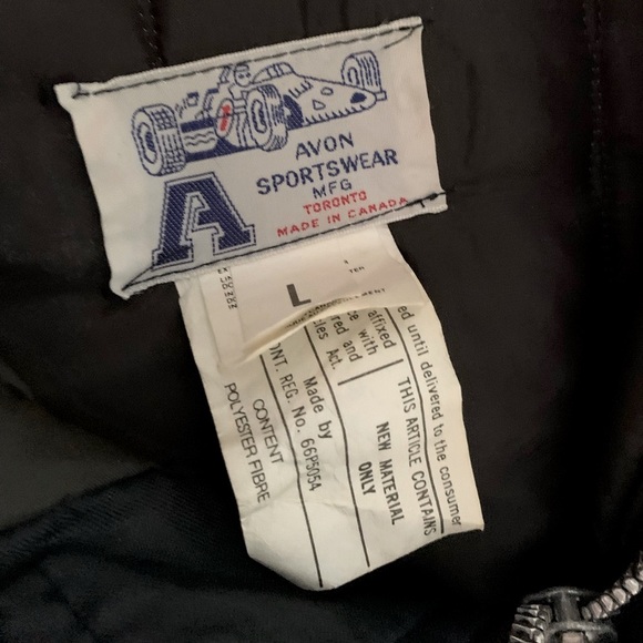 Ford navy workers jacket with corduroy collar quilted lining & pockets  size L - Picture 3 of 8